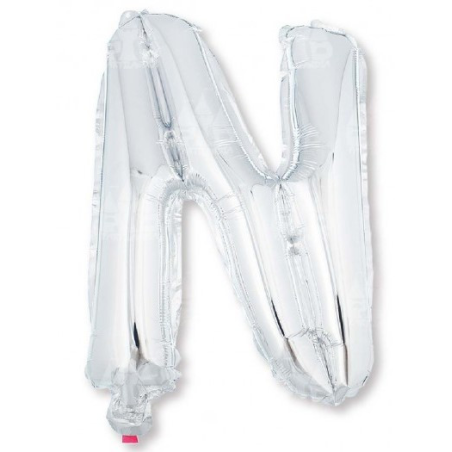 Globo Plata Letra C 16"