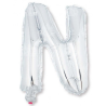 Globo Letra Plata N 16 - Globos de Letras Metalizados
