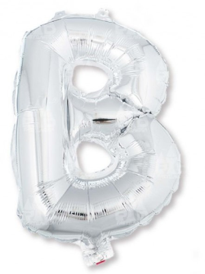 Globo Plata Letra C 16"