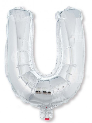 Globo Plata Letra C 16"