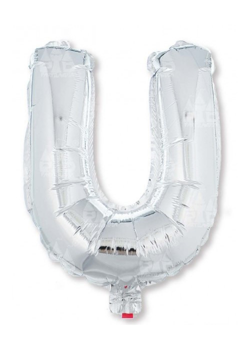 Globo Plata Letra C 16"