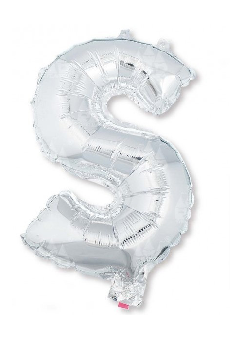 Globo Plata Letra C 16"