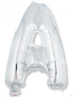 Globo Plata Letra C 16"