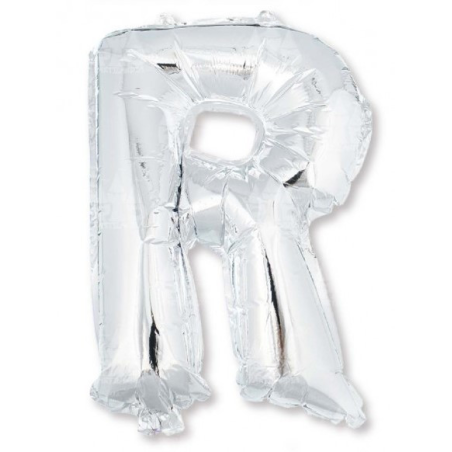 Globo Plata Letra C 16"
