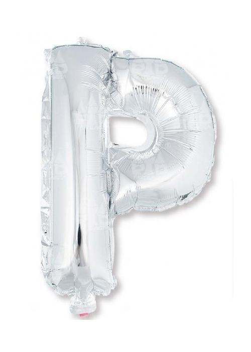 Globo Plata Letra C 16"