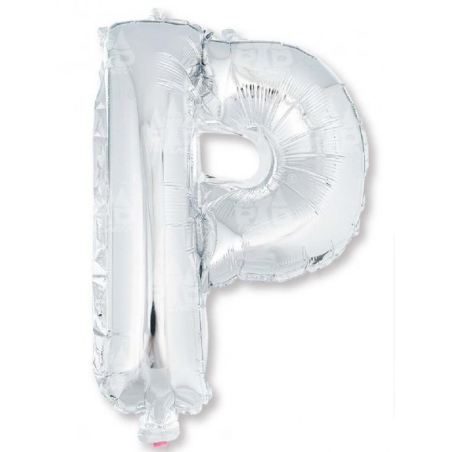 Globo Plata Letra C 16"