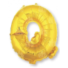 Globo Letra Oro Q 16 - Globos de Letras Metalizados