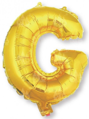 Globo Plata Letra C 16"