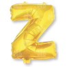 Globo Letra Oro Z 16 - Globos de Letras Metalizados