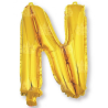 Globo Letra Oro N 16 - Globos de Letras Metalizados