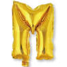 Globo Letra Oro M 16 - Globos de Letras Metalizados