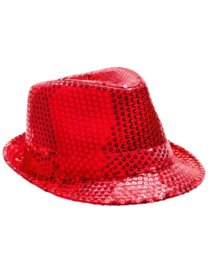 Gorro Lantejoulas Vermelho