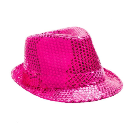 Gorro Lentejuelas Fucsia - Sombreros