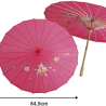 Comprar Sombrilla de Geisha Rosa - Complementos de Chinos, Orientales, Ninjas y Geishas