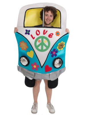 Comprar Disfraz de Furgo Hippie - Disfraces de Hippie Adultos