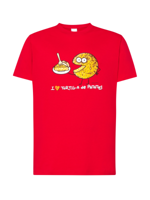 Comprar Camiseta Kukuxumusu I Love Tortilla - Camisetas Kukuxumusu Adulto