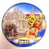 Iman 7cm Bilbao Redondo - Imanes Souvenirs