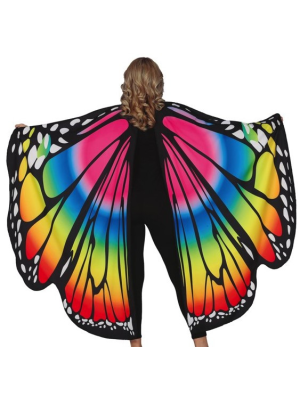 Alas de Mariposa Multicolor de Tela - Alas