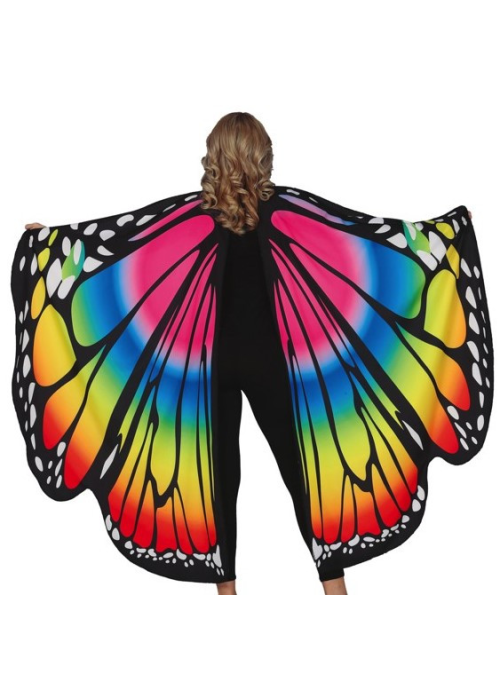 Alas de Mariposa Multicolor de Tela - Alas