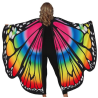 Alas de Mariposa Multicolor de Tela - Alas