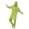 Disfraz de Alien Verde Pijama - Disfraces del Espacio para  Hombre