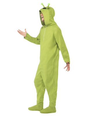 Disfraz de Alien Verde Pijama - Disfraces del Espacio para  Hombre