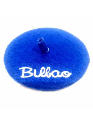 Iman 7cm Txapela Azul Bilbao - Imanes Souvenirs