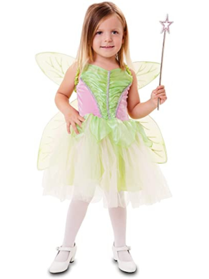 Hada Verde y Rosa Infantil - Disfraces de Hadas, Elfos, Duendes para Niña
