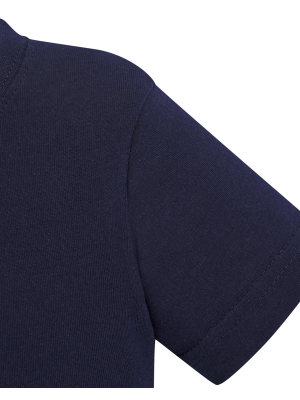 Camiseta Azul Marino Manga Corta Bebe - Camisetas y Polos