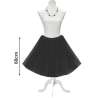 Tutu negro 60cm