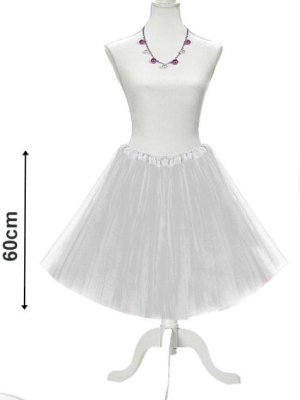 Tutu Blanco 60cm - Faldas y Pantalones