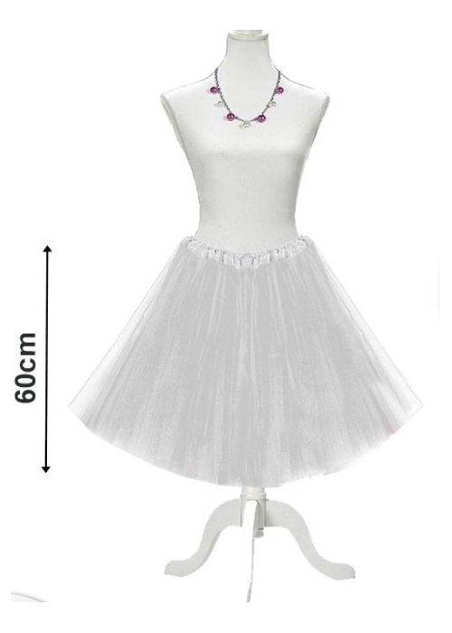 Tutu Blanco 60cm - Faldas y Pantalones