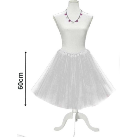 Tutu Blanco 60cm - Faldas y Pantalones