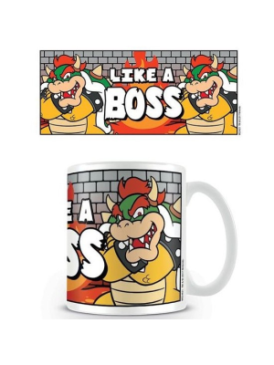Taza Super Mario Bowser - Like a Boss - Tazas y Vasos Frikis