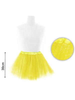 Tutu Purpurina Amarillo 31cm - Faldas y Pantalones