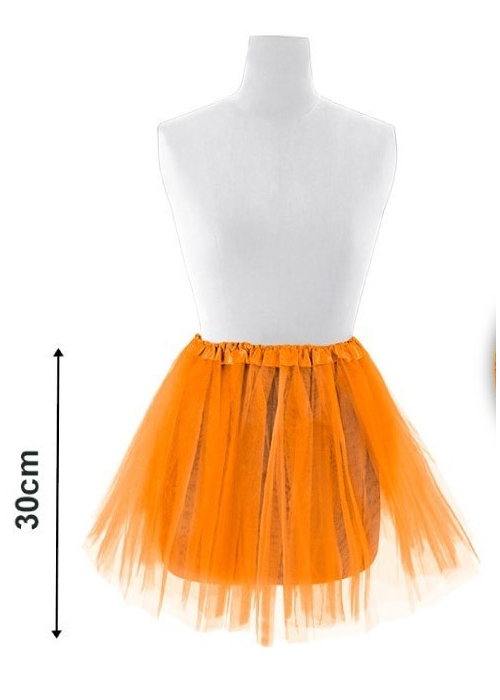 Tutu Naranja 30cm - Faldas y Pantalones