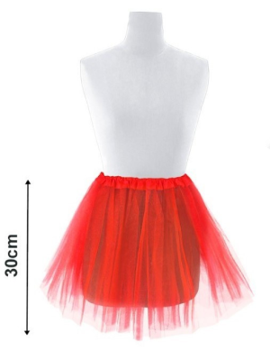 Tutu Rojo 30cm - Faldas y Pantalones