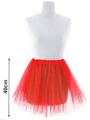 Tutu Rojo 40cm - Faldas y Pantalones