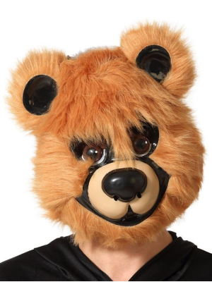 Mascara de Oso Panda con Pelo