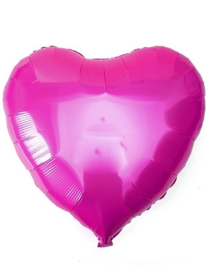 Comprar Globo Corazon Fucsia Foil - San Valentin