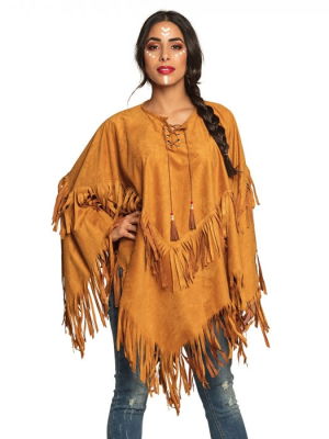 Comprar Disfraz de Poncho Indio - Disfraces de Indios Adultos