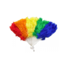 Abanico de Plumas Multicolor - Accesorios
