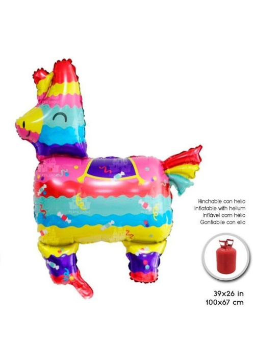Globo Llama 100x67cm - Globos de Formas Metalizados