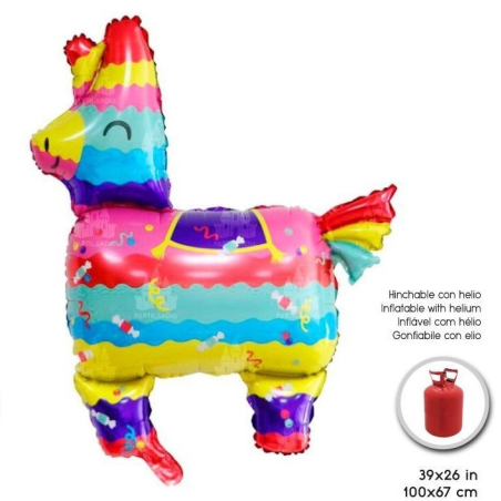 Globo Llama 100x67cm - Globos de Formas Metalizados