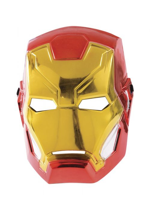 Mascara iron Man Metalizada - Mascaras y Antifaces