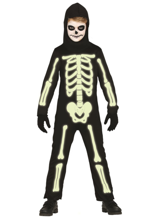 Disfraz de Esqueleto Fluorescente Infantil - Disfraces de Esqueleto para Niños