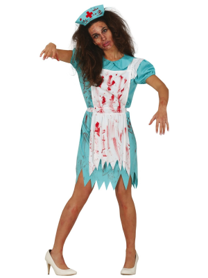 Disfraz de Zombie Enfermera Verde Mujer - Disfraces de Zombies para Mujer