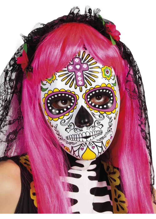 Mascara Catrina Lucky - Complementos de Esqueletos y Catrinas
