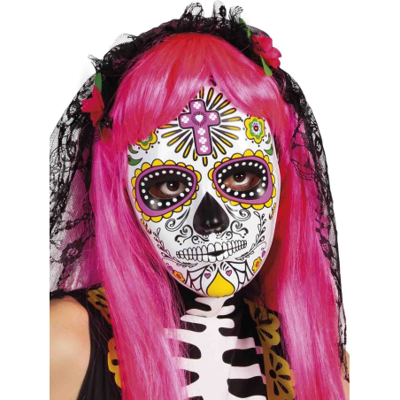Mascara Catrina Lucky - Complementos de Esqueletos y Catrinas