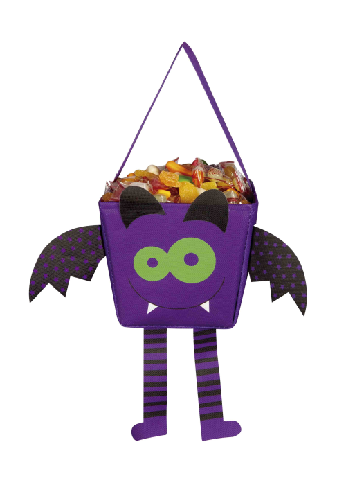 Cesto Portacaramelos Murcielago - Bolsos-Cubos Halloween
